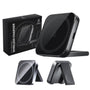 Încărcător Wireless 2 în 1, Încărcare Simultană 2 Dispozitive, Pliabil, Tehnologie MagSafe, Încărcare Duală, Magnet Puternic, Suport pentru Telefon, Compatibil iPhone, Apple Watch, AirPods, Negru