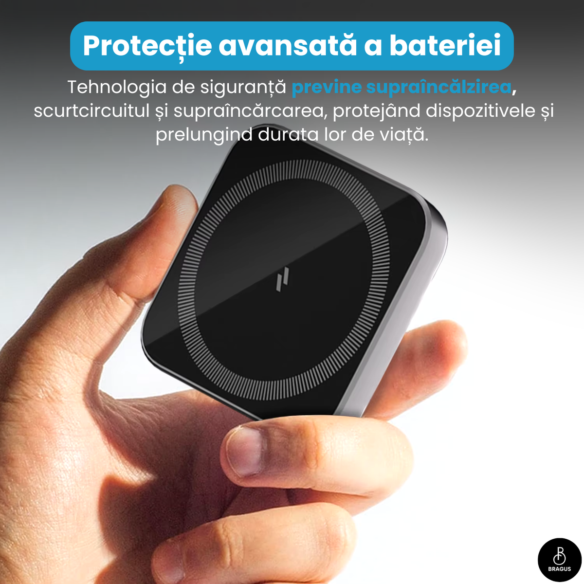 Încărcător Wireless 2 în 1, Încărcare Simultană 2 Dispozitive, Pliabil, Tehnologie MagSafe, Încărcare Duală, Magnet Puternic, Suport pentru Telefon, Compatibil iPhone, Apple Watch, AirPods, Negru