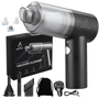 Mini Aspirator Auto Portabil, Acumulator 2400mAh, 9000Pa, 120W, Autonomie 30min, 2 în 1 Aspirare și Suflare, Vidare, Umflare, LED, Filtru HEPA, 3 Filtre Incluse, pentru Mașină și Casă, Încărcare USB