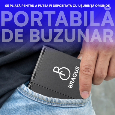 Tastatură Pliabilă Ultra Subțire, Bluetooth 5.0, Reîncărcabilă USB, 140mAh, Autonomie 100h, Pliabilă în 3 secțiuni, 3 Conexiuni Simultane, Wireless, Compatibilă cu Android, iOS, Smart TV, PC, 200g