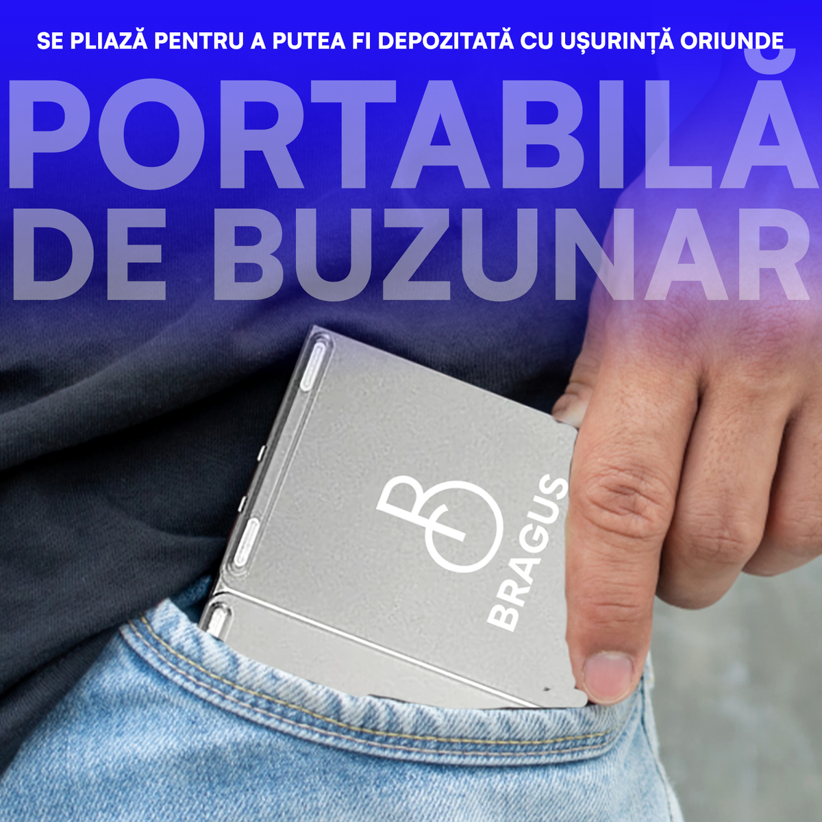 Tastatură Pliabilă Ultra Subțire, Bluetooth 5.0, Reîncărcabilă USB, 140mAh, Autonomie 100h, Pliabilă în 3 secțiuni, 3 Conexiuni Simultane, Wireless, Compatibilă cu Android, iOS, Smart TV, PC, 200g