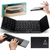 Tastatură wireless pliabilă, ultra-subțire, portabilă, reîncărcabilă USB-C, touch pad cu 2 click-uri, pliabilă în 3 secțiuni, Bluetooth 5.0, compatibilă Android, iOS, Smart TV, tabletă, PC, 200g