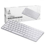 Tastatură Wireless Reîncărcabilă, BRAGUS, Bluetooth 5.1, USB, 500mAh, Ultra Subțire, Aluminiu, Conectare Simultană pe 3 Dispozitive, Compatibilă PC, Windows, Mac, iOS, Android, Type-C, 230g