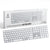 Tastatura Wireless BRAGUS BT 5.2, Aluminiu, 495g, Type-C, Alb